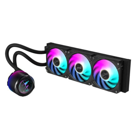 ENFRIAMIENTO LIQUIDO RGB GIGABYTE AORUS WATERFORCE X II 360MM AIO LGA1851 AM5 NEGRO