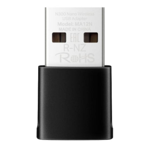 ADAPTADOR USB WI-FI MERCUSYS MA12N(EU) N300 300 MBPS 2.4 GHZ NEGRO