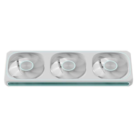 ABANICO ARGB FORMULA V LINE TRIPLE FAN AIR FUSION 3 WH 360MM 4 PIN PWM + 3 PIN ARGB 4711401664314 BLANCO