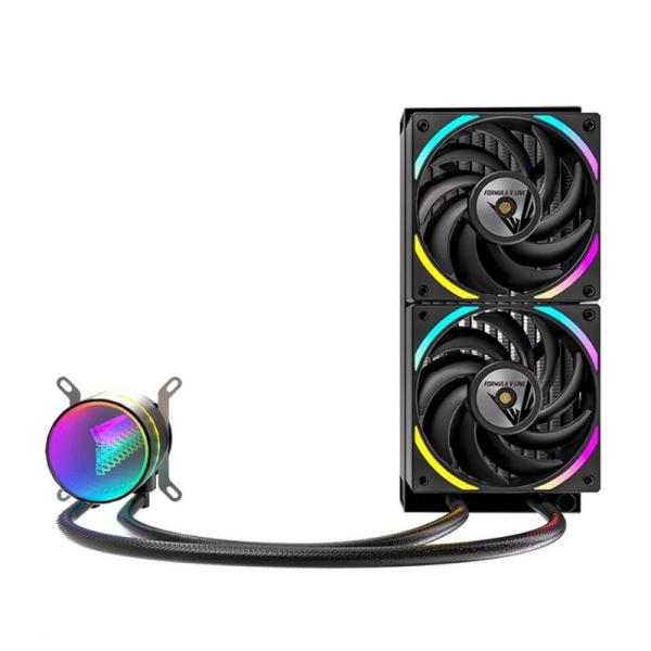 ENFRIAMIENTO LIQUIDO ARGB FORMULA V LINE OASIS L240 ARGB BK 240MM LGA1700/AM5 4 PIN PWM + 3 PIN ARGB  4711401661351 NEGRO
