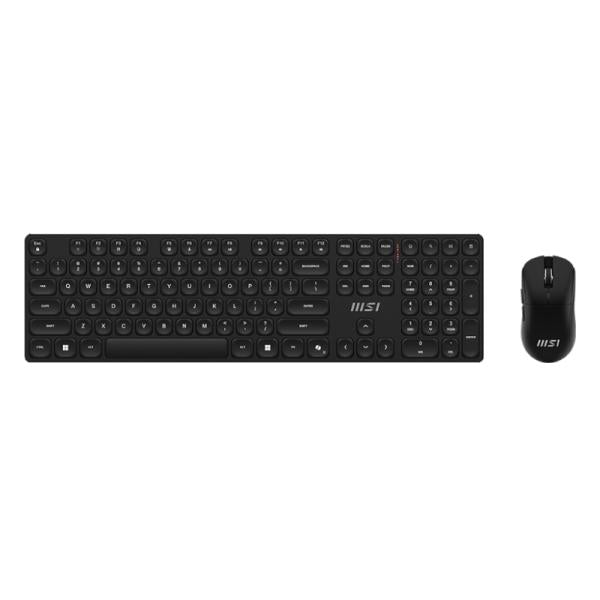 TECLADO Y MOUSE MSI FORGE K210 W COMBO LS  INALÁMBRICO 2.4 GHZ ESPAÑOL S11-43LS201-Y92 NEGRO