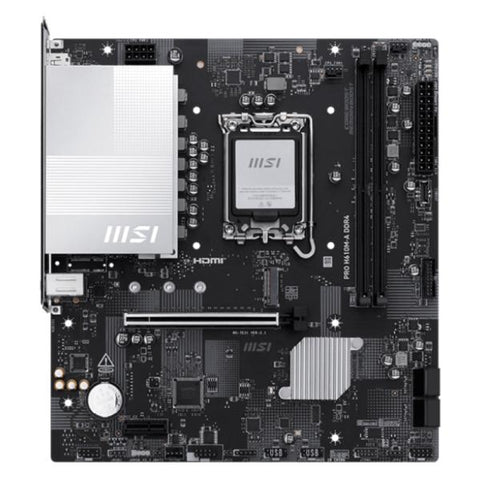 TARJETA MADRE MSI PRO H610M-A DDR4 LGA 1700 MICRO ATX 2.5G LAN 911-7E31-002 NEGRO