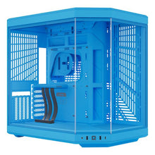 CASE GAMING HYTE Y70 MID TOWER SIN VENTILACIÓN INCLUIDA CON VIDRIO FRONTAL Y LATERAL CS-HYTE-Y70-BM AZUL