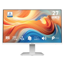 MONITOR MSI PRO MP273W E14A 27" PLANA 1920 X 1080 144 HZ IPS FREESYNC 9S6-3PB4CH-266 BLANCO