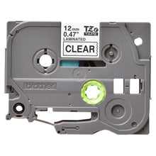 CINTAS DE ETIQUETADO BROTHER TZE131G 12MM X 8M COMPATIBLE CON P-TOUCH NEGRO SOBRE FONDO TRANSPARENTE