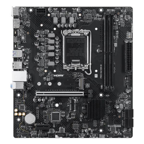 TARJETA MADRE MSI PRO H610M-B DDR5 LGA 1700 MICRO ATX 911-7E31-005 NEGRO