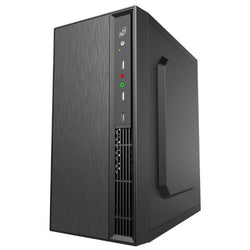 CASE NOVA CM06H1RA001C MINI TOWER VENTILADORES 1 DE 120MM Y 80MM SIN FUENTE DE PODER NEGRO