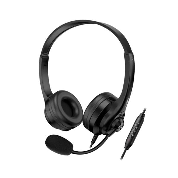 HEADSET GENIUS HS-235U AI ALÁMBRICO USB-A+C 31710036401 NEGRO