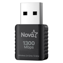 ADAPTADOR WIFI USB NOVA UWF-908 1300MBPS E010-174
