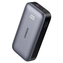 POWER BANK UGREEN PB502 1C1A 10000MAH USB-C / USB-A PANTALLA LED CARGA RÁPIDA 30W 25185 GRIS
