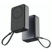 POWER BANK UGREEN PB567 20000MAH USB-C INALÁMBRICO MAGNÉTICO QI2 CARGA RÁPIDA 55450B NEGRO