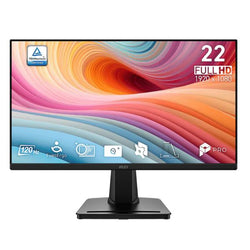 MONITOR MSI PRO MP225 E12VL 21.45" FHD 1920X1080 120 HZ VA ADAPTIVE-SYNC / HDMI / VGA 9S6-3PE0CM-024 NEGRO