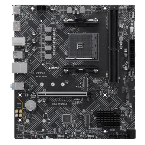 TARJETA MADRE MSI PRO B550M-B AM4 MATX DDR4 911-7D14-024