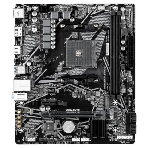 TARJETA MADRE GIGABYTE B550M H ARGB AM4 MATX DDR4 NEGRO