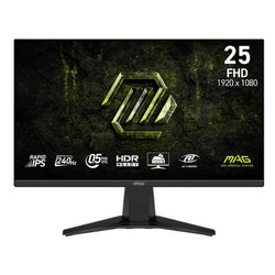 MONITOR GAMING MSI 25 PULG MAG 255F X24 PLANA 1920X1080 FULL HD 240 HZ RAPID IPS AMD FREESYNC PREMIUM HDMI / DISPLAYPORT 9S6-3BC91M-001 NEGRO