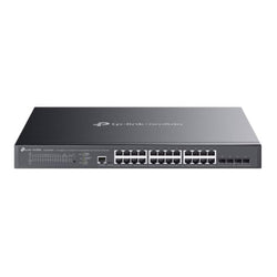 SWITCH TP LINK OMADA SG3428XMPP(UN) 24 PUERTOS GIGABIT RJ45 POE Y 4 SFP+ 10G 10/100/1000 MBPS Y 10G ADMINISTRABLE