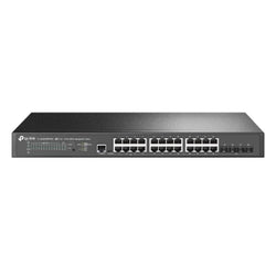 SWITCH TP LINK OMADA SG3428XPP-M2(UN) 24 PUERTOS RJ45 2.5G POE Y 4 SFP+ 10G - 2.5 GBPS Y 10G ADMINISTRABLE