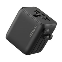 ADAPTADOR UNIVERSAL ORAIMO POWEROMNI 25 OCW-T01 2 TOMAS AC/ENCHUFES NEGRO