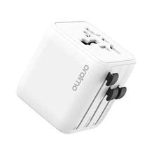 ADAPTADOR UNIVERSAL ORAIMO POWEROMNI 25 OCW-T01 2 TOMAS AC/ENCHUFES BLANCO