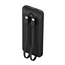 POWER BANK NOVA PB-911 10000MAH PD 22.5W/2 USB-A/USB-C/CABLES USB-C Y LIGHTNING NEGRO