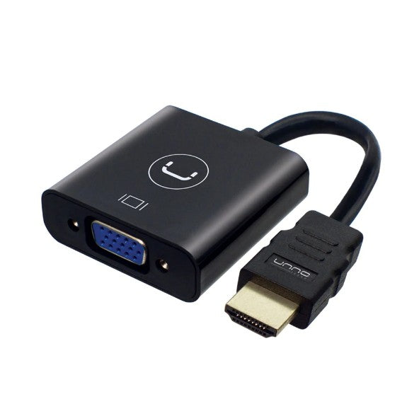 ADAPTADOR UNNO HDMI A VGA | AD4202BK