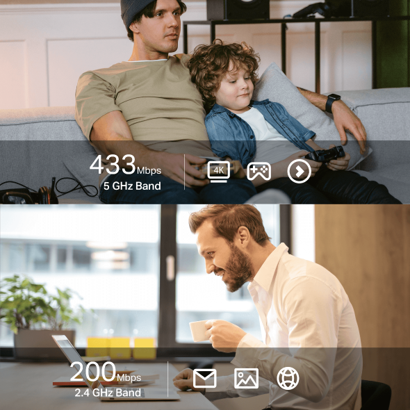 ADAPTADOR TP LINK AC600 NANO ARCHER T2UB | Wi-Fi / Bluetooth 4.2