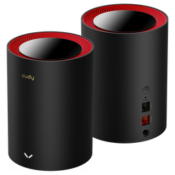 SISTEMA WIFI CUDY M3000(2-PACK) | 1.0 DOBLE BANDA (5GHZ) | AX3000 WiFi 6 MESH 2.5G