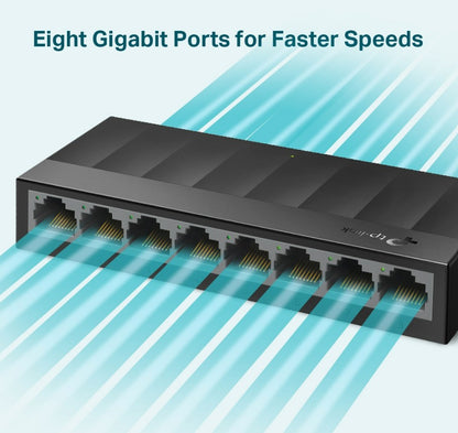 SWITCH TP-LINK LS1008G | 8 PUERTOS | 10/100/1000Mbos |