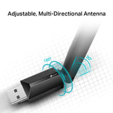 ADAPTADOR TP LINK AC600 INALAMBRICO DUAL BAND ARCHER T2U PLUS