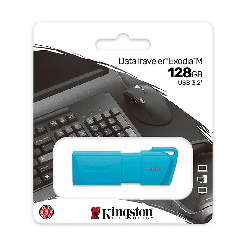 MEMORIA USB KINGSTON DATA TRAVELER EXODIA M | 128GB