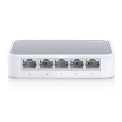 SWITCH TP LINK TL-SF1005D 5 PUERTOS FAST ETHERNET 10/100 MBPS NO ADMINISTRABLE BLANCO