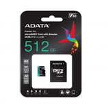 MEMORIA MICRO SD ADATA 4K V30 32GB | 64GB | 128GB | 256GB | 512GB