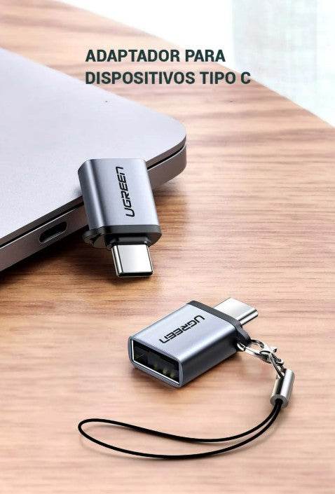 ADAPTADOR UGREEN US270 50283 | USB TIPO C MACHO A TIPO A HEMBRA |