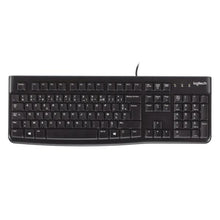 TECLADO LOGITECH K120 CORDED ALÁMBRICO USB INGLÉS 920-002478 NEGRO