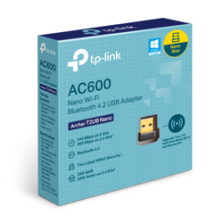 ADAPTADOR TP LINK AC600 NANO ARCHER T2UB | Wi-Fi / Bluetooth 4.2