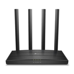 ROUTER TP LINK ARCHER C80 DUAL BAND 2.4/5 GHZ 1900 MBPS WIFI 5 MU MIMO PUERTOS WAN / LAN NEGRO