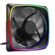 ABANICO SHARKOON SHARK LIGHT RGB 1X12CM 4044951028924 NEGRO