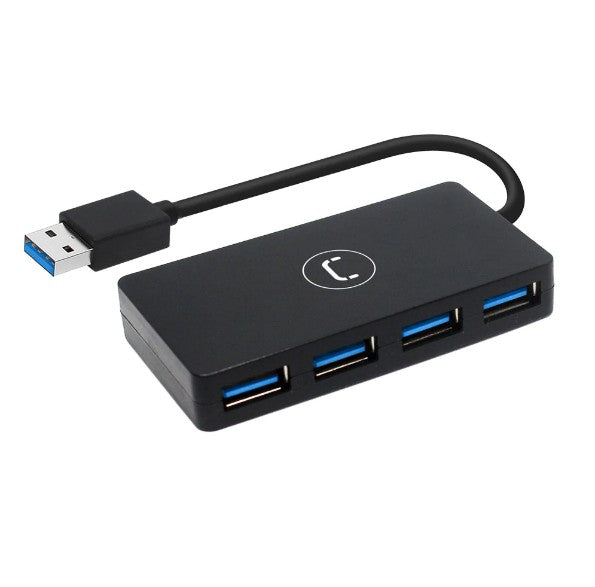 HUB UNNO HB1011BK|  USB-A / 4 PUERTOS | USB 3.0