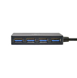 HUB UNNO HB1011BK|  USB-A / 4 PUERTOS | USB 3.0
