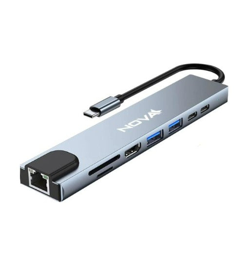 HUB NOVA 8 EN 1  | USB-C |  FAA383CC001C