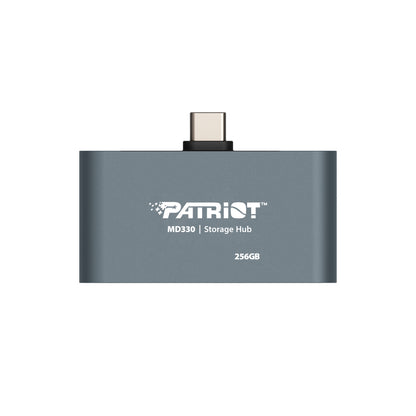 HUB PATRIOT MOBILE MD330 | CON ALMACENAMIENTO | USB-C 3.2 GEN 1 | HDMI 4K | PMD256GH013