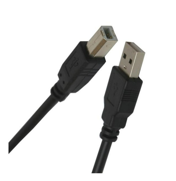 CABLE PARA IMPRESORA NOVA | USB-A 2.0 A USB-B | 1.8M NEGRO