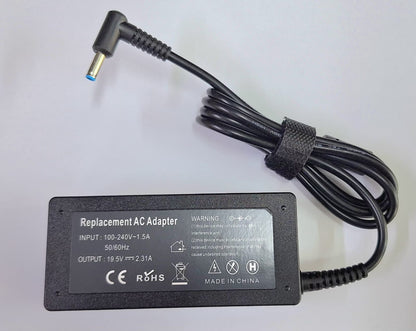 CARGADOR HOMOLOGADO HP COMPAQ 45W / 19.5V / 2.31A / 3.0 X 4.5 MM PUNTA AZUL