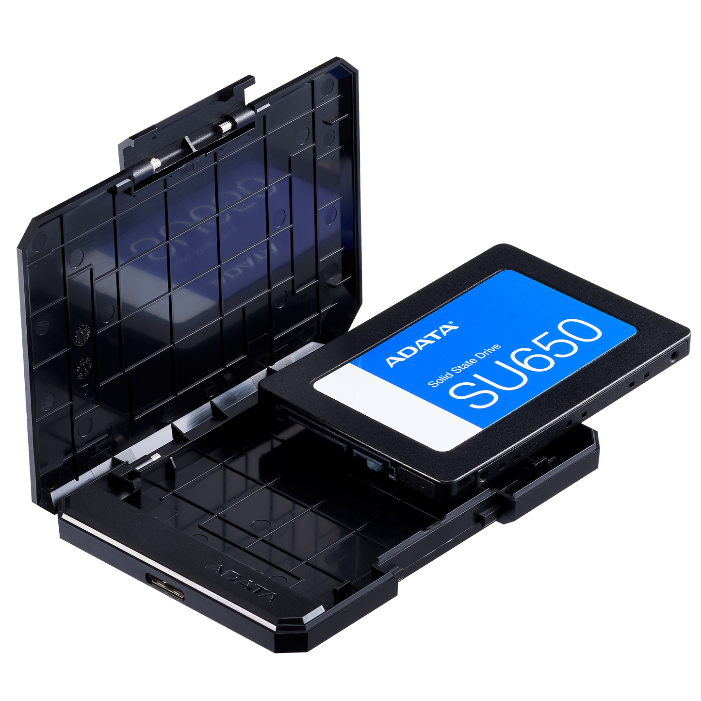 ENCAPSULADOR ADATA EC600 | 2.5" / SATA / USB 3..2 GEN 2 | EC600-BCBK