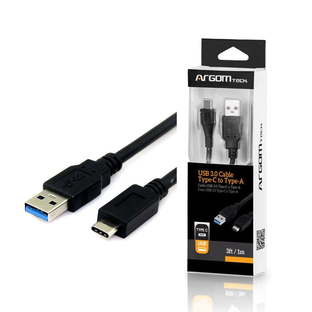 cable usb 3.0 (tipo c) a usb 3.0 tipo (tipo a) de 3 pies / 1 metro arg-cb- 0041