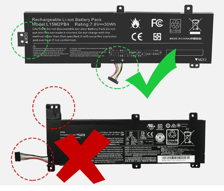 BATERIA LENOVO 310-15IKB 310-15ISK  | 30WH | L15M2PB4