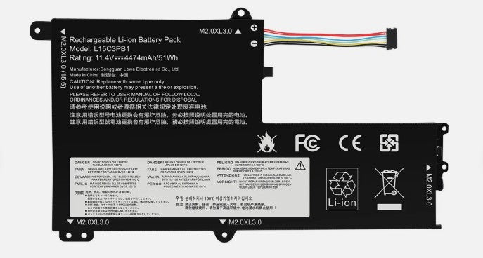 BATERIA LENOVO IDEAPAD 330S-15IKB 330S-14IKB | L14M2P21 L14L2P21 L15C3PB1  | INTERNA