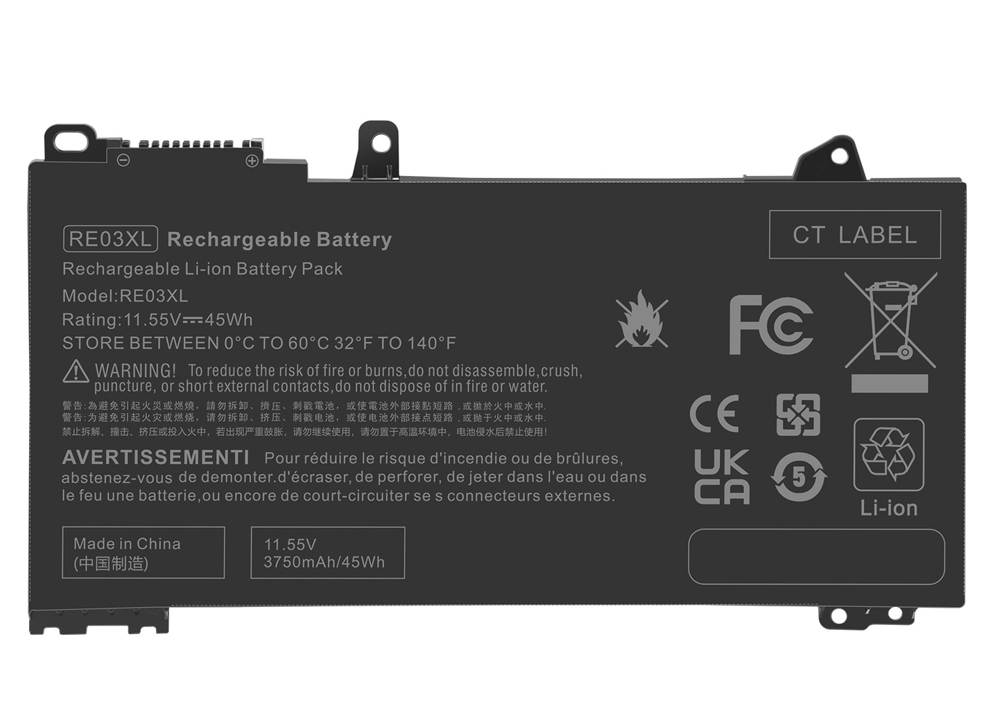 BATERIA HP PROBOOK 430 G6 440 G6 445 G6 455R G6 450 G7 | RE03XL