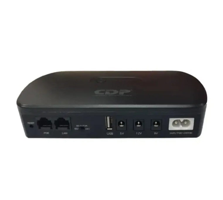 CDP UPS ROUTER MINI 10KMHA | 12V / USB 5V | (ROUTERS, MODEMS, AUDIO, CAMARAS IP Y MAS)