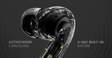 AUDIFONO HIFUTURE FLYBUDS 4 | INALAMBRICO BLUETOOTH 5.4 | CANCELACION ACTIVA DE RUIDO